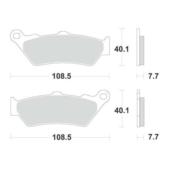 ACCOSSATO アコサット ブレーキパッド MOTOGUZZI モトグッチ DUCATI ドゥカ...