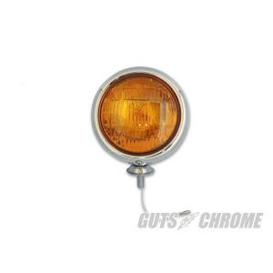 GUTS CHROME ガッツクローム ビンテージスタイルフォグライト レンズカラー：アンバー フォグランプ 灯火類 電装系