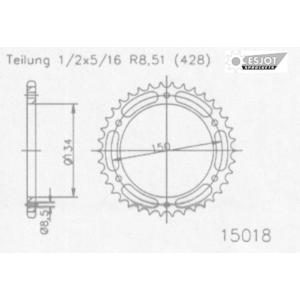 Esjot エスヨット スチール製スプロケット 丁数：14 TT-R125 L|LE|LW|LWE ...