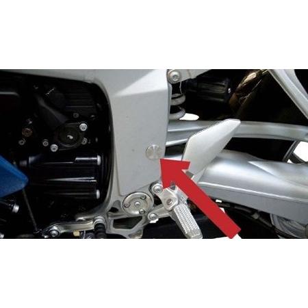 Hornig ホーニグ フレームカバー 仕上げ：ブラックアノダイズト K 1200 GT 1300 ...