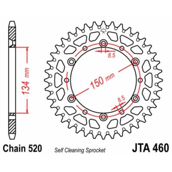 JT SPROCKETS JTスプロケット Aluminium Ultra-Light Self-C...