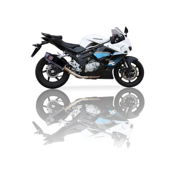 IXIL イクシル XOVS-オーバルタイプマフラー GT 650 - S R HYOSUNG ヒョ...