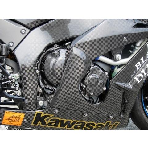 A-TECH エーテック スターターカバー 素材：開繊ドライカーボン(KDC) ZX-10R KAW...