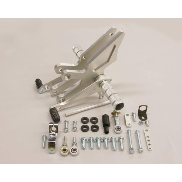 WR’S ダブルアールズ バトルステップ 1ポジションタイプ カラー：シルバー Ninja250SL...