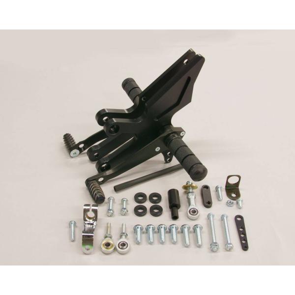 WR’S ダブルアールズ バトルステップ 1ポジションタイプ カラー：ブラック Ninja250SL...