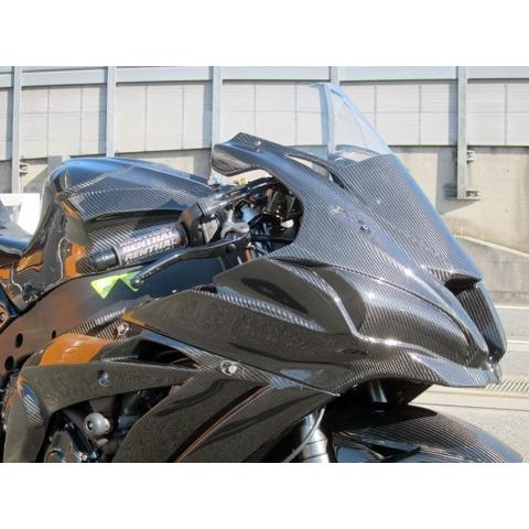 A-TECH エーテック レース用フルカウル 4点セット 素材：FRP／黒(FB) ZX-10R K...