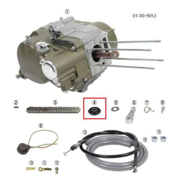 SP武川 SPタケガワ 【補修部品】 カムチェーンガイドローラーCOMP その他エンジンパーツオプシ...