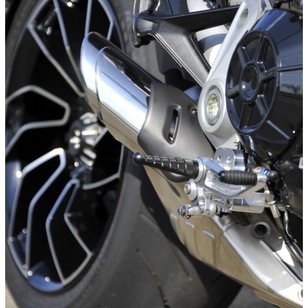 de LIGHT ディライト ミドルポジションステップキット カラー：シルバー XDIAVEL DU...