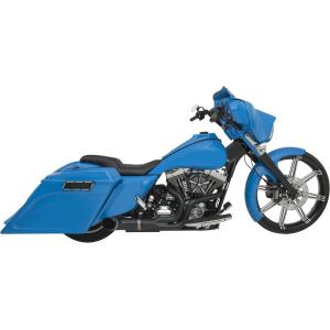 PYTHON パイソン エキゾーストシステム 2-1 ブラック FL 2007-2016用【EXHA...