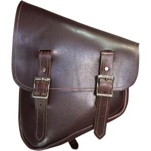 NASH MOTORCYCLE CO. ナッシュモーターサイクル SWINGARM BAG NSTY LH BR [3501-1098] サイドバッグ 車体用バッグ・ケース