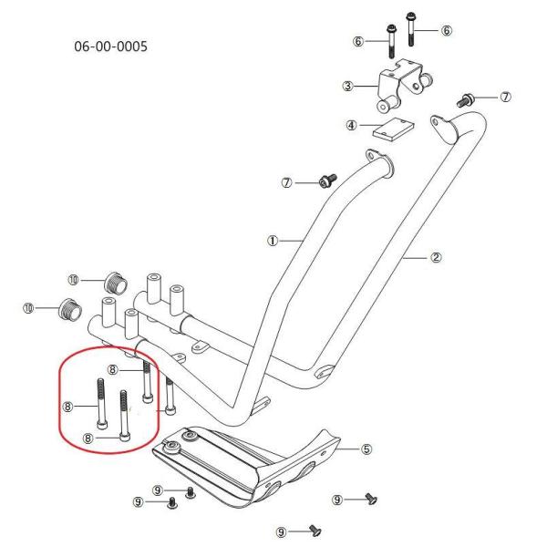 SP武川 SPタケガワ 【補修部品】ソケットキャップスクリュー 8×75 (3個) その他サブフレー...