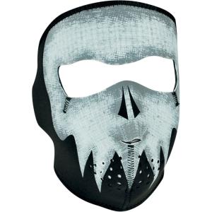 ZAN HEADGEAR ザンヘッドギア FACE MASK GREY SKULL GLOW｜webike02