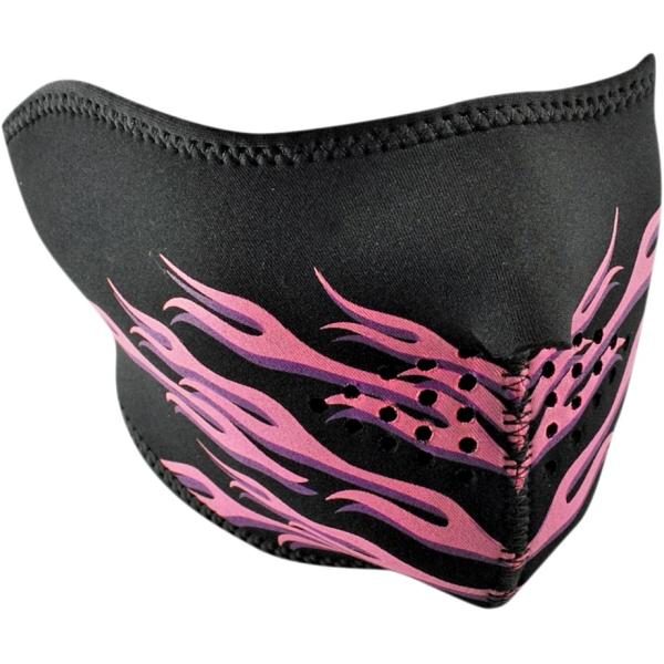 ZAN HEADGEAR ザンヘッドギア HALF MASK PINK FLAMES フェイスマスク...