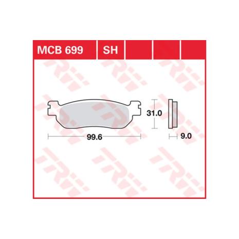 TRW:ティーアールダブル TRW BRAKE-PADS SINTER [MCB699SH] YZF...