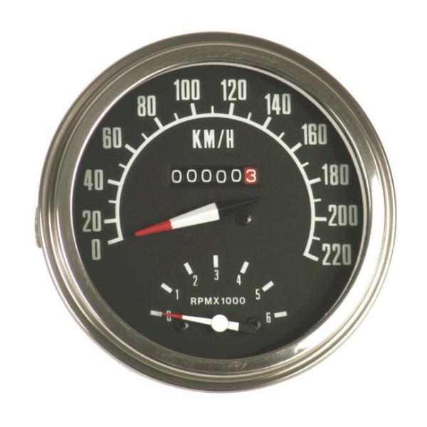 MCS エムシーエス スピードメーター タコメータ付き 73-84 フェイス (I)【SPEEDOM...