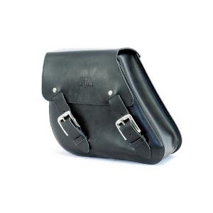 LONGRIDE ロングライド スイングアームバッグ カラー：ブラック／素材：レザー(本革) ダイナ...