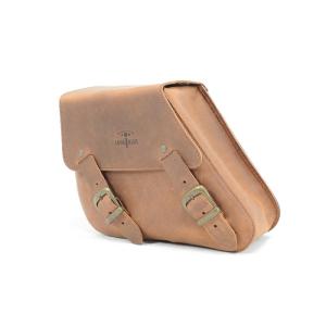 LONGRIDE ロングライド スイングアームバッグ カラー：ブラウン／素材：エイジドレザー(本革)...