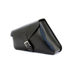 LONGRIDE ロングライド スイングアームバッグ カラー：ブラック／素材：レザー(本革) ボルト...