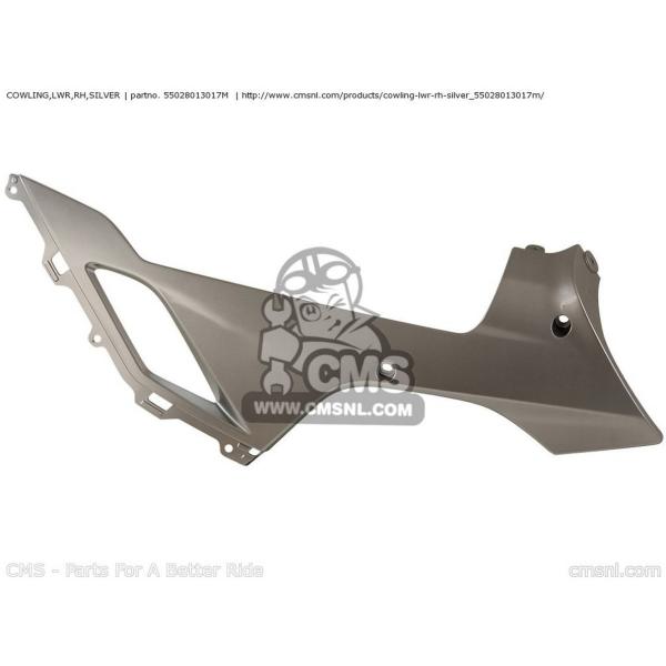 CMS シーエムエス COWLING，LWR，RH，SILVER ZX600P7F NINJA ZX...