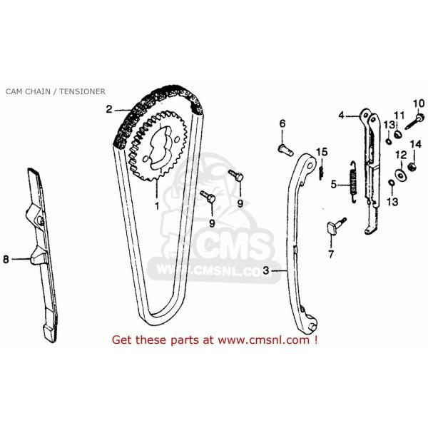 CMS シーエムエス (14401413014) CHAIN，CAM HONDA ホンダ その他エン...