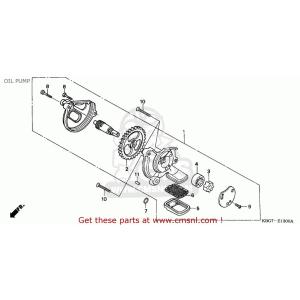 CMS シーエムエス OIL PUMP ASSY HONDA ホンダ オイルポンプ エンジンパーツ ...