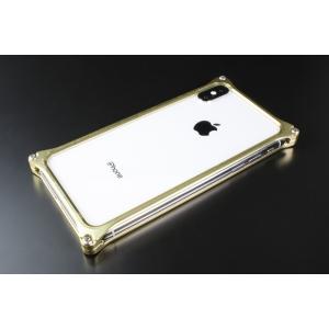GILD design ギルドデザイン ソリッドバンパー for iPhoneX カラー：シャンパンゴールド スマートフォンケース 電子機器類