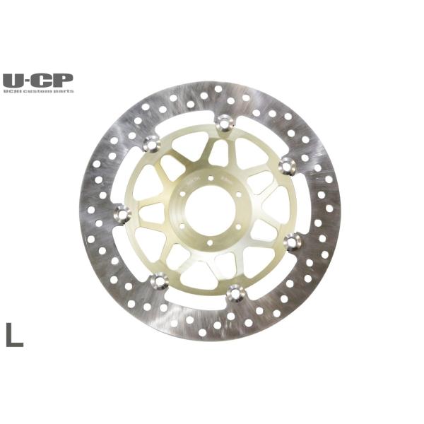 U-CP U-CP:ユーシーピー フロントブレーキディスクローター インナーローターカラー：ゴールド...