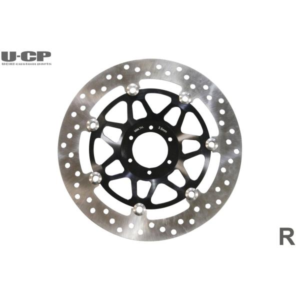 U-CP U-CP:ユーシーピー フロントブレーキディスクローター インナーローターカラー：ブラック...