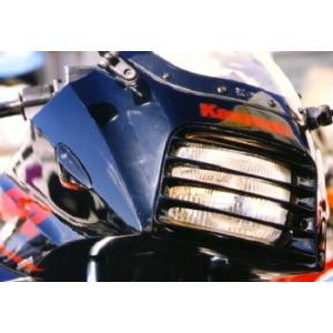 GPz900Rフロントカウルライトルーバー プレイマンズ・コレクション GPZ900R ヘッドライトルーバー ヘッド