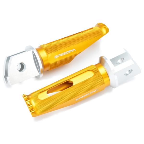 SPEEDRA スピードラ アルミ削り出しタンデムステップ レーシングタイプ ステップバーカラー：ゴ...