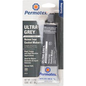 Permatex パーマテックス シリコン系耐油ガスケット ウルトラグレーRTVシリコーン 液体ガス...