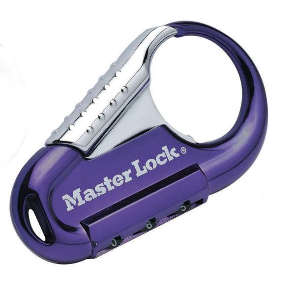 Master Lock マスターロック ナンバー可変式ロック カラー：パープル その他ロック 保管・...