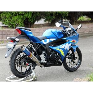 スズキ　GSX-R125 S125 WR'S　チタンオーバルフルエキ WR'S（ダブルアールズ） GSX-R125/GSX-R150 ラウンド/焼き色チタン
