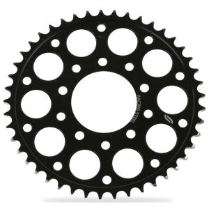 サンスター　レーシングスチール スプロケット 黒　46T SUNSTAR（サンスター） レーシングスチールスプロケット リア 丁数：45