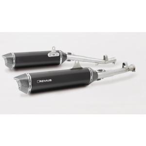REMUS レムス BLACK HAWK スリップオンマフラー 2本出し中間パイプ付 K 1600 ...