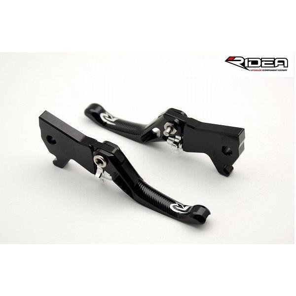 RIDEA リデア 3Dショートノブアジャストブレーキレバー 左右セット レバーカラー：ブラック グ...