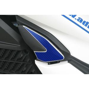 ADIO アディオ タンデムカーボンシート カラー：ブルー PCX125 PCX HYBRID PC...