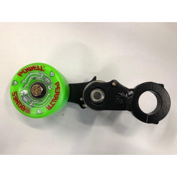 部品屋K&amp;W 【Lowbrow Customs】クランプオン グリーンホイール チェーンテンショナー...