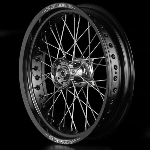 Z-WHEEL ズィーウィール AR1モタードホイールキット トレール フロント Dトラッカー Dト...