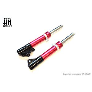 ジョグ KN企画 フロントフォーク KN企画 ケイエヌキカク フロントフォーク カラー：ブラック／ブルー