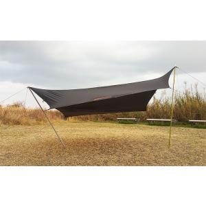 kemeko ケメコ アシンメトリ バリエーションタープ BAT35 カラー：ブラック／ロゴカラー：...