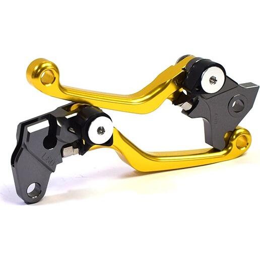 ATop エートップ ショートレバーセット カラー：ゴールド セロー 250 トリッカー ランツァ ...