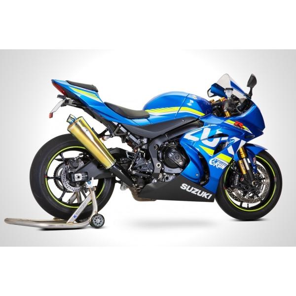 K-FACTORY ケイファクトリー スリップオンマフラー ヒートガードカラー：ブラック GSX-R...