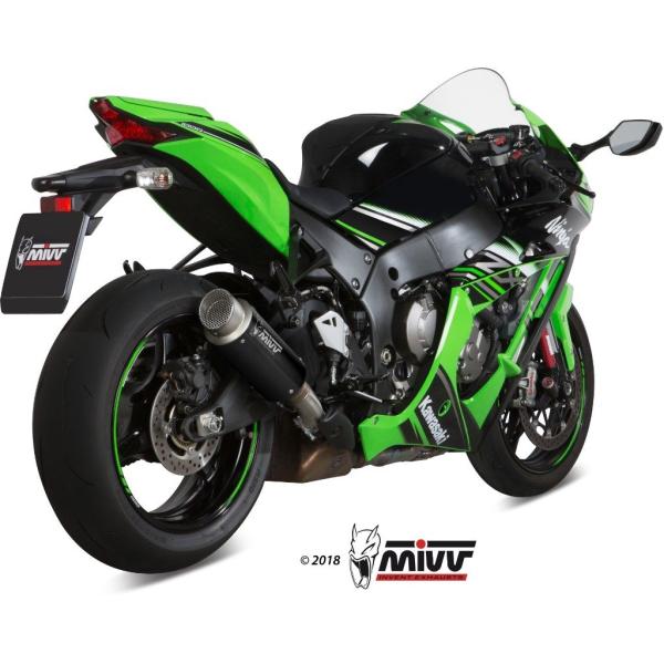 MIVV ミヴ GP PRO BLACK スリップオンマフラー ZX-10R KAWASAKI カワ...