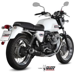MIVV/ミブ/GHIBLI BLACKスリップオンマフラー/モトグッチ/V9 MIVV ミヴ GHIBLI BLACK スリップオンマフラー V9 BOBBER ROAMER