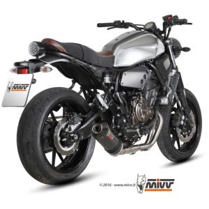 MT-07/FZ-07/TRACER, XSR700 ステンレス2-1 フルエキ マフラー TEC