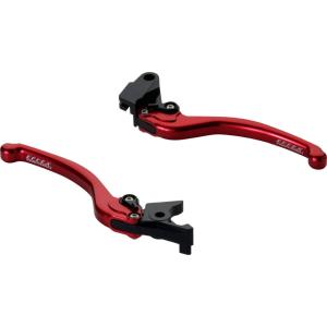 EFFEX エフェックス スムースフィットレバー カラー：レッドアルマイト KAWASAKI カワサ...