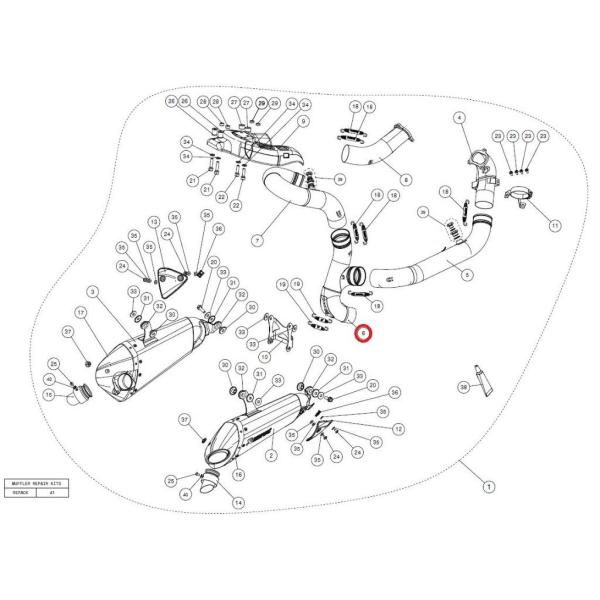 AKRAPOVIC アクラポビッチ 【リペアパーツ】C-D11ET1 collector ti 11...