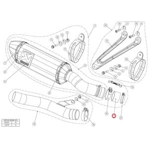 AKRAPOVIC（アクラポビッチ） 【リペアパーツ】P-G56 graphite gasket