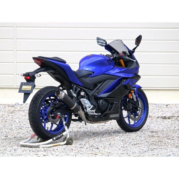 WR’S ダブルアールズ ラウンドタイプ フルエキゾーストマフラー サイレンサータイプ：カーボン Y...